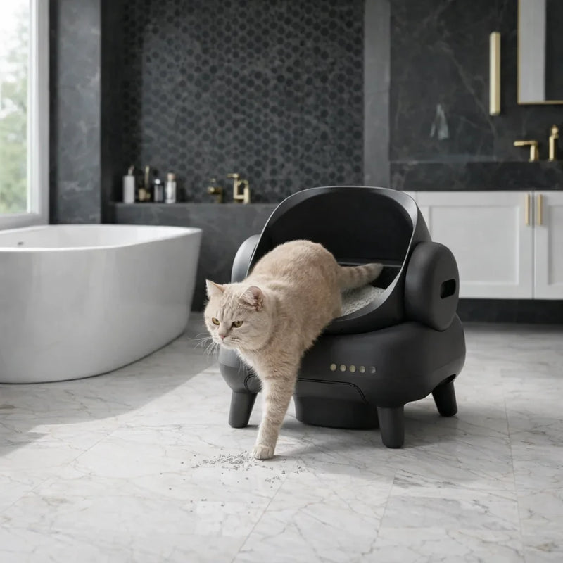 comment habituer chat litiere autonettoyante
