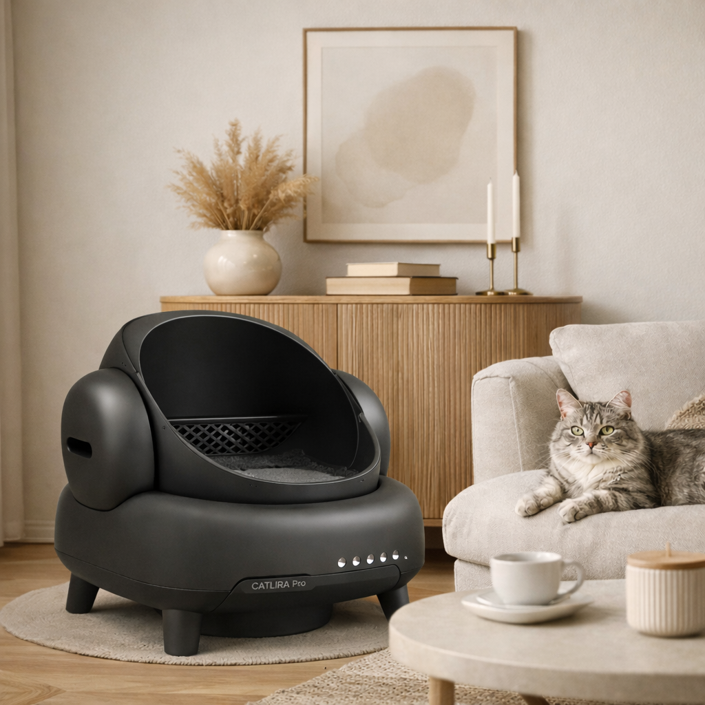 Litière automatique CATLIRA dans un intérieur