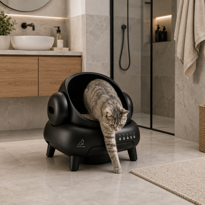Litière Autonettoyante Connectée pour chat 72L | CATLIRA™ PRO